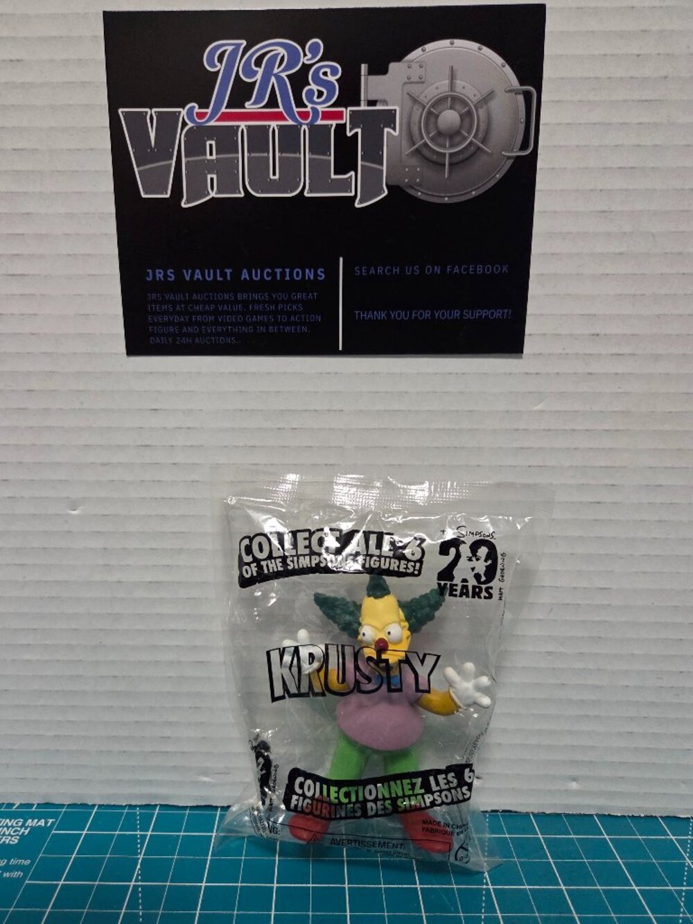 Vintage The Simpsons Krusty 20th Years Action Figure KFC Fox 2009 New Sealed